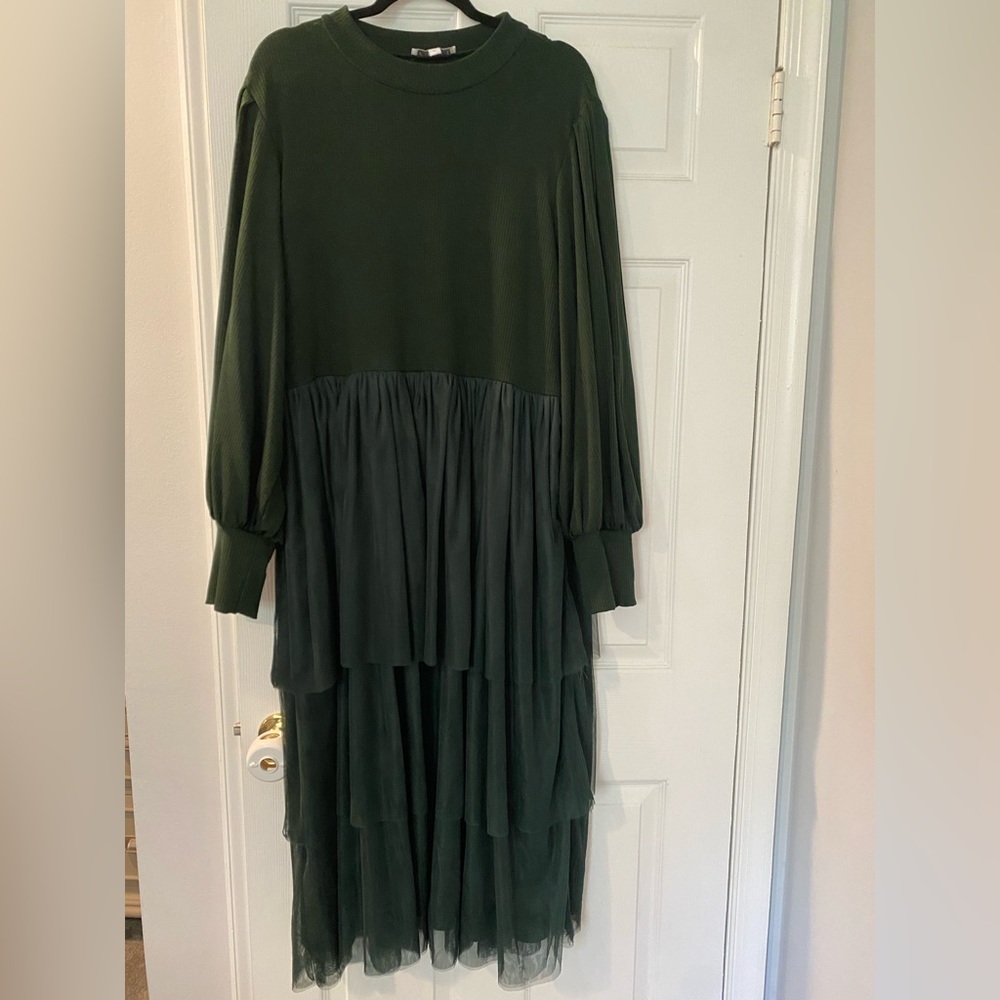 Dark Green Ivy City Co Dress